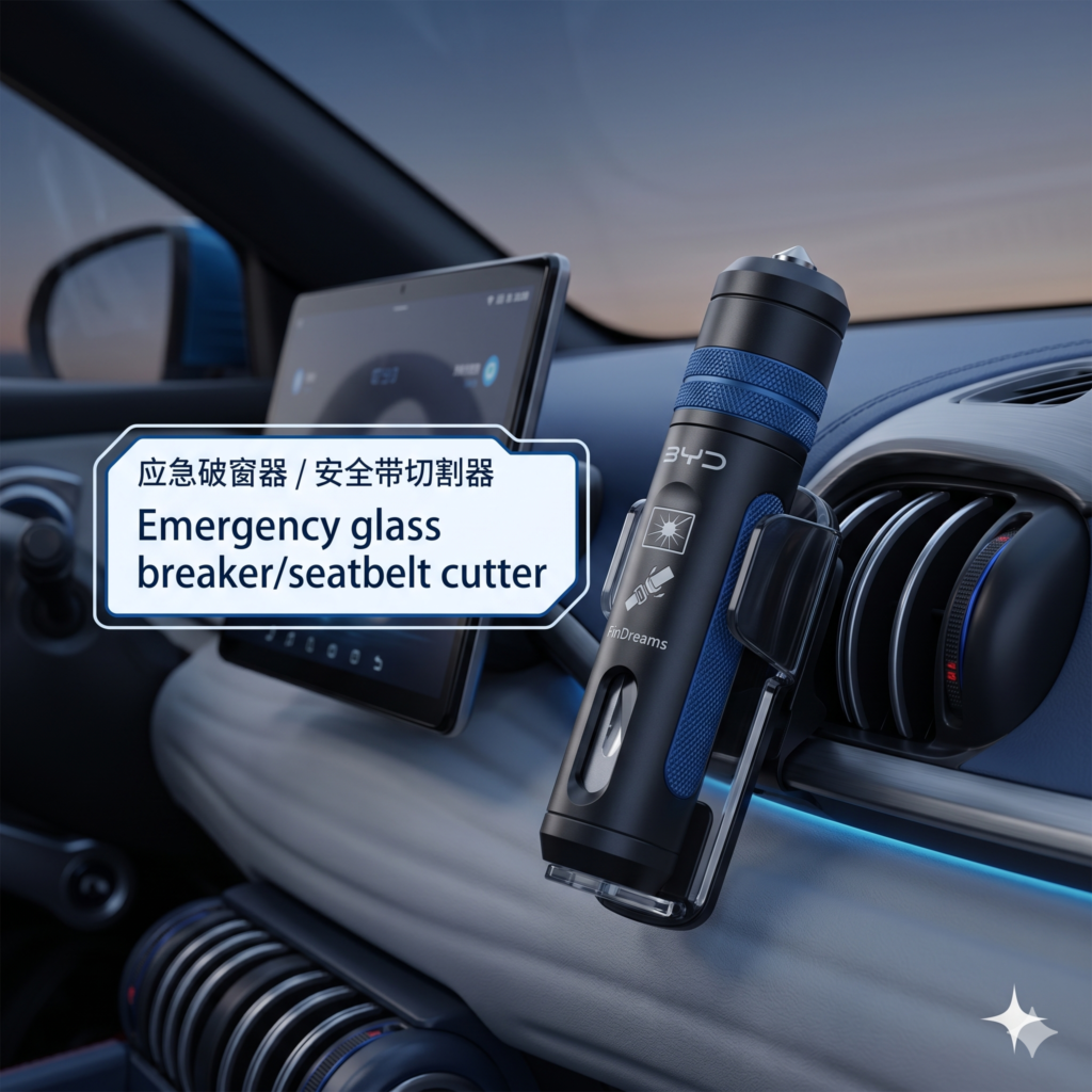 emergency glass breakerseatbelt cutter
