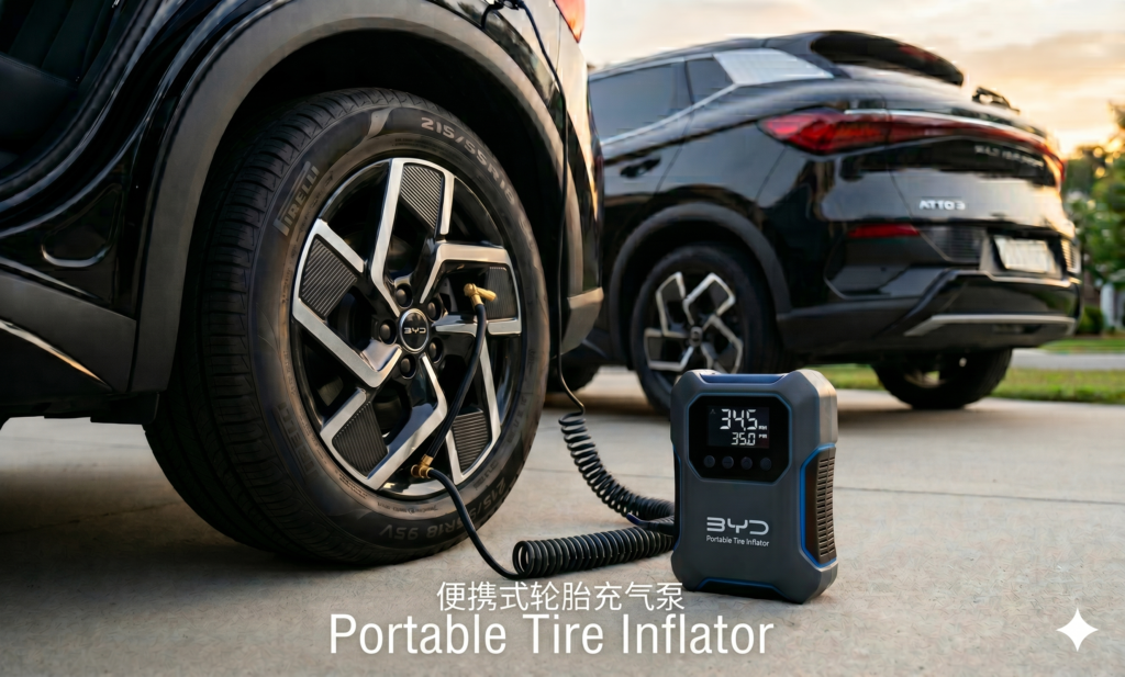 portable tire inflator